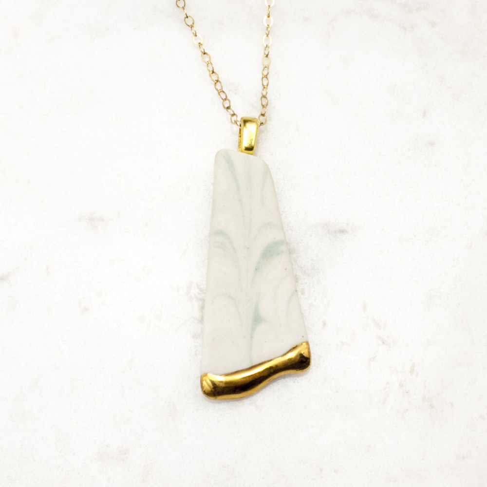 White And Gold Pendant Light pendant necklace light blue white gold with 19 gold chain